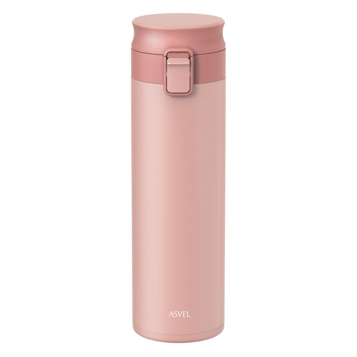 アスベル（ASVEL） 水筒 500ml パッキン一体栓 ステンレス ワンタッチ