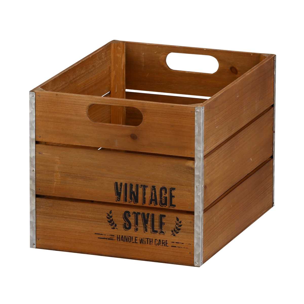 収納ボックス ホルツ ボックス （ 幅27.5×奥行36×高さ25cm 小物入れ