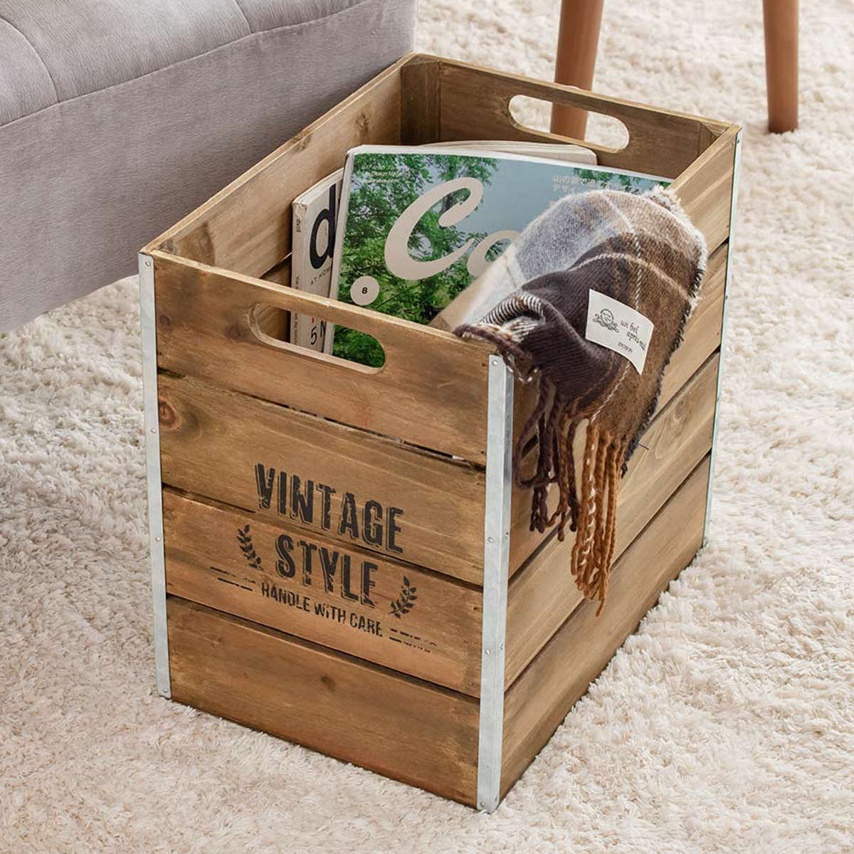 収納ボックス ホルツ パーティカルボックス （ 幅23.5×奥行33×高さ31.5