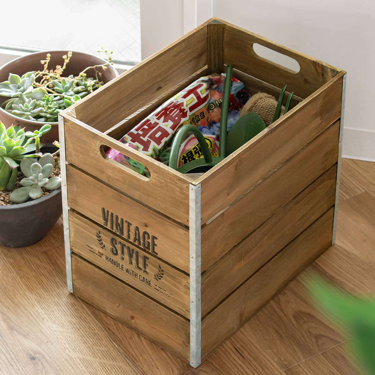 収納ボックス ホルツ パーティカルボックス （ 幅23.5×奥行33×高さ31.5