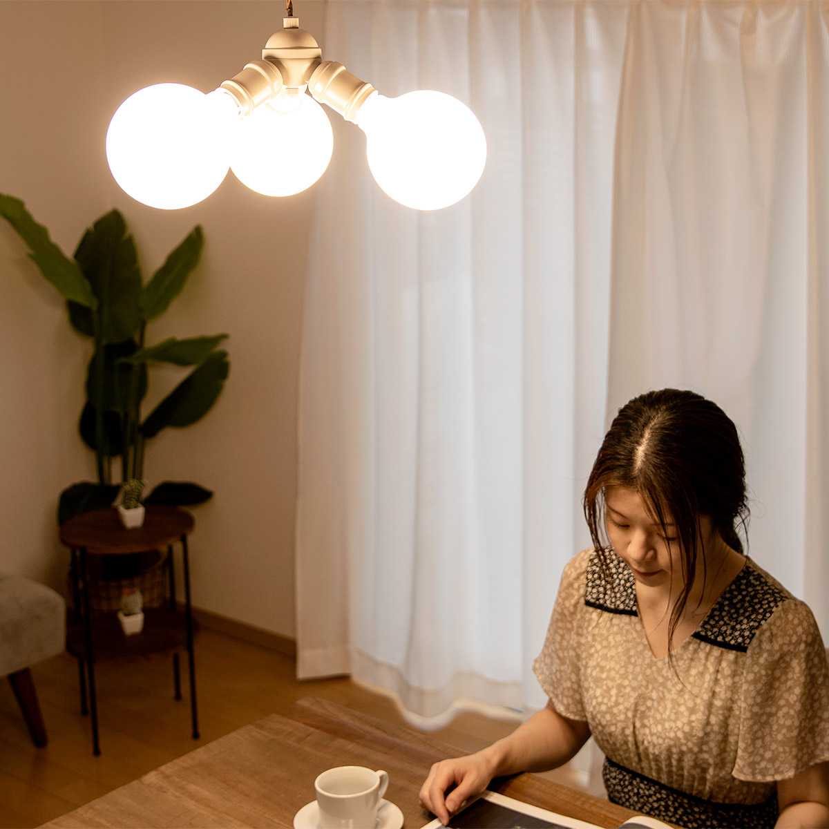 キシマ（KISHIMA） パッロ ペンダントライト Black3灯 （ 照明 ライト