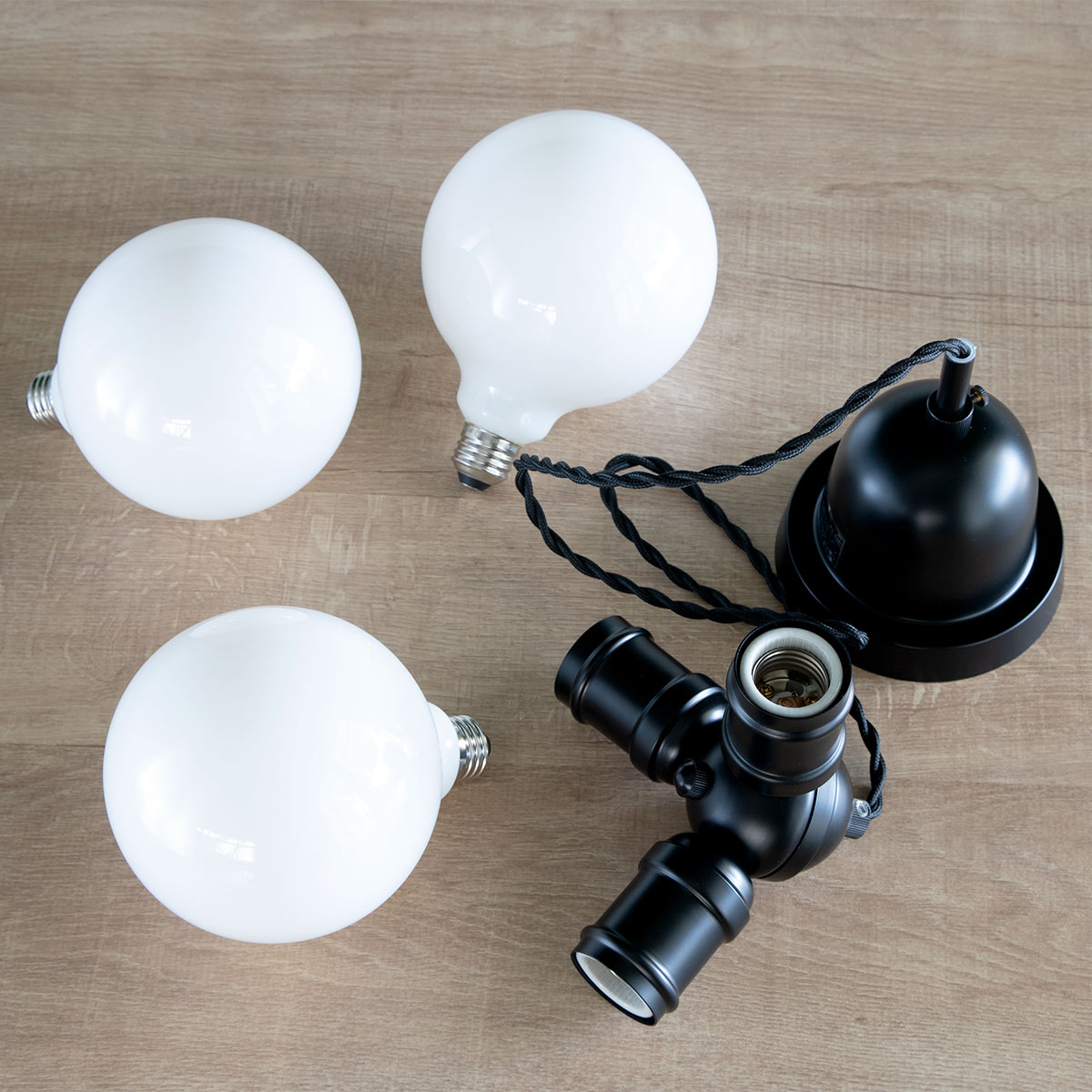 キシマ（KISHIMA） パッロ ペンダントライト Black3灯 （ 照明 ライト