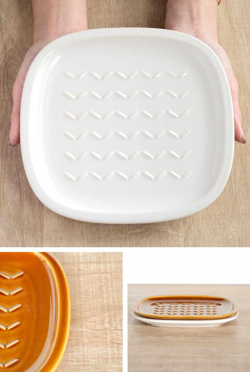 トースト 皿 20cm 三百十日商店 サクッとパン皿 リーフ （ 食洗機対応