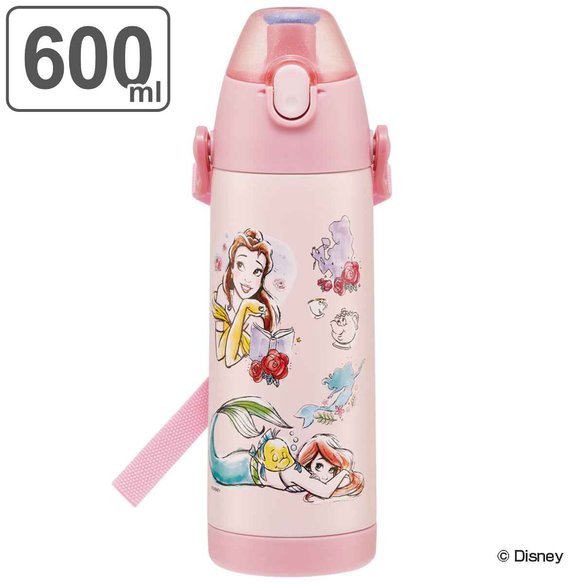 Disney（ディズニー） 水筒 キッズ 600ml ステンレス 直飲み