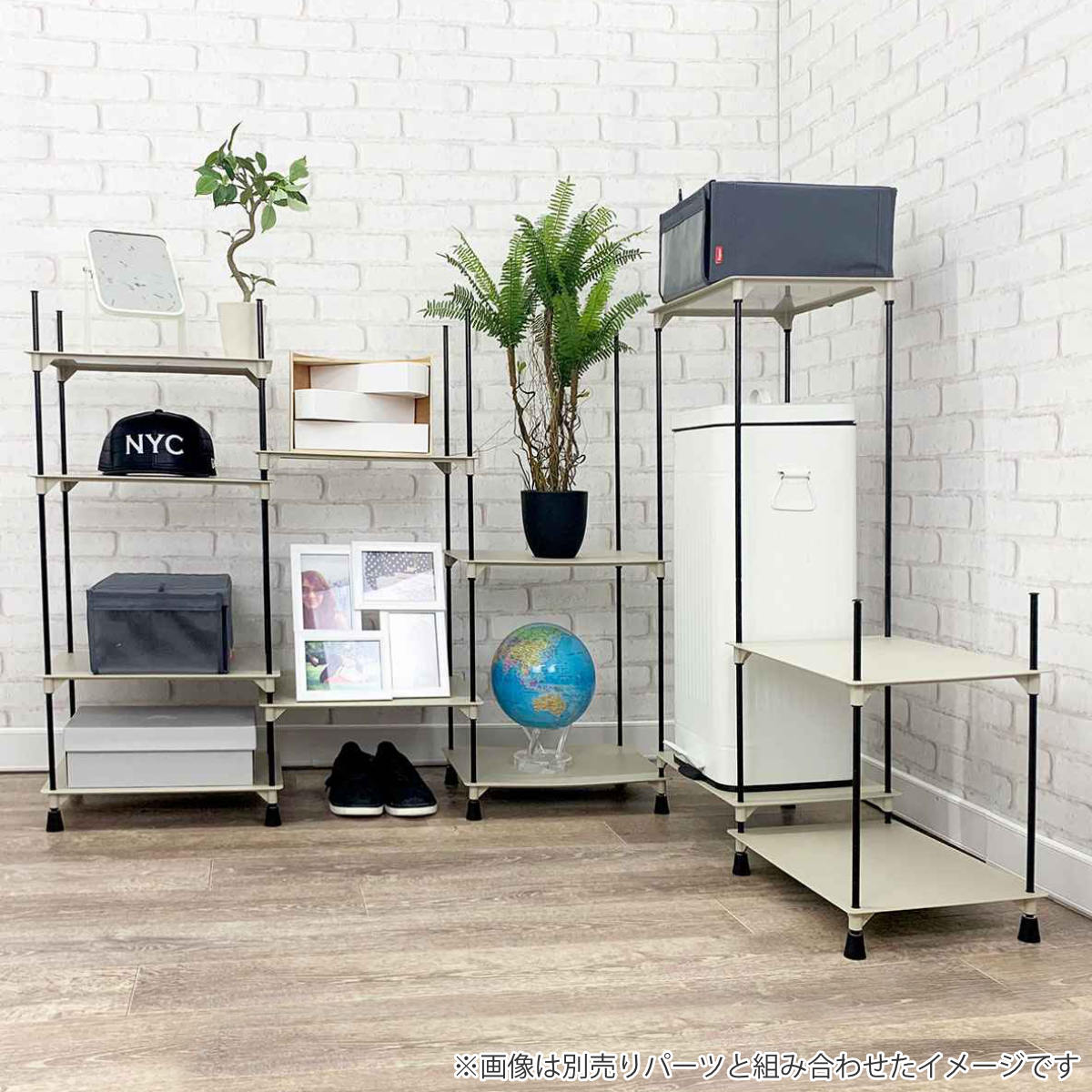 シューズボックス シューズボックス「ゴールド Lタイプ」幅全3サイズ（幅75cm・幅87cm