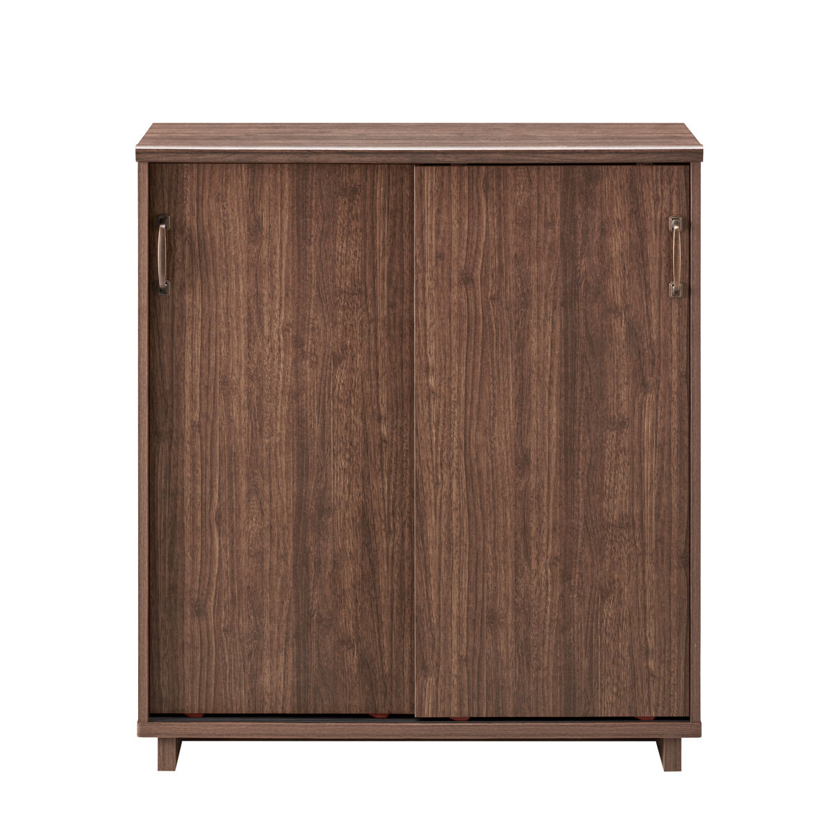 朝日木材加工 シューズボックス 引き戸 シンプルモダン Cosalo 幅79cm