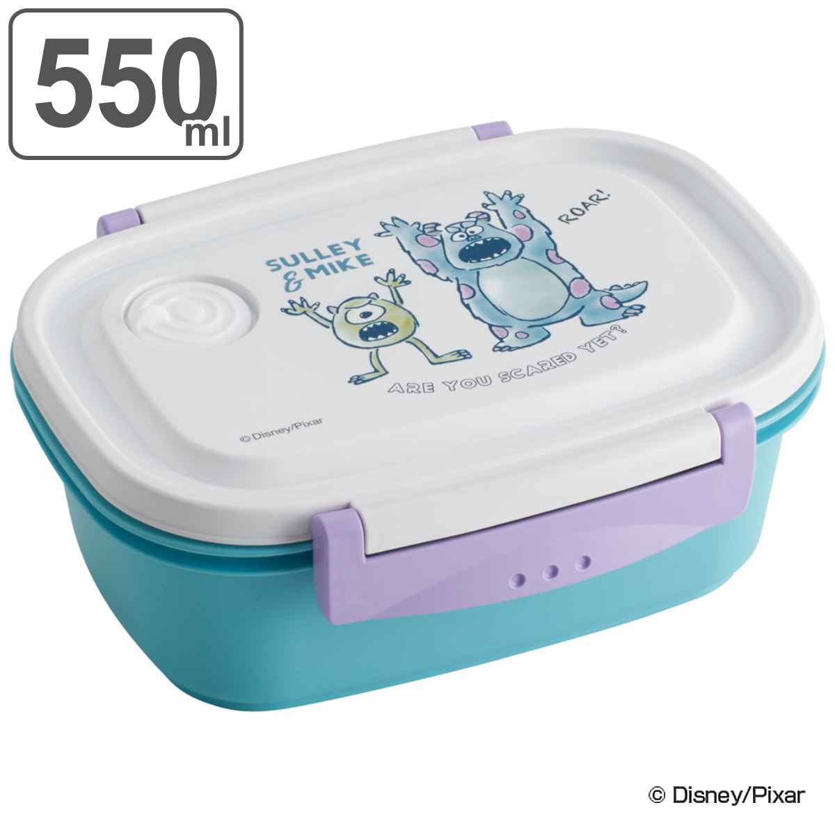 スケーター 弁当箱 1段 550ml ラク軽弁当箱 M モンスターズ・インク