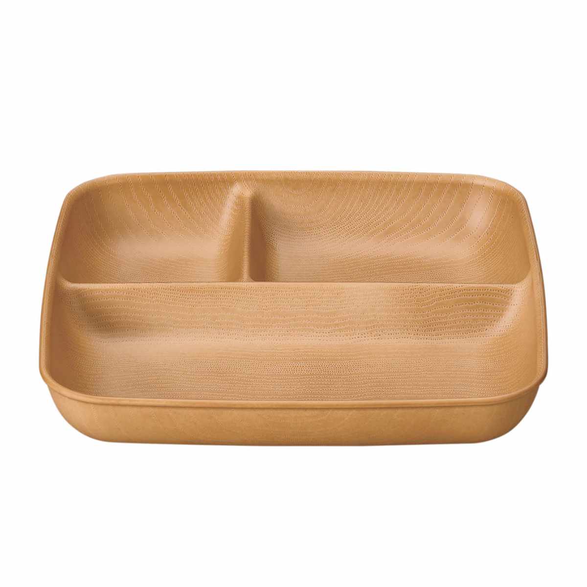 ランチプレート 25cm スクエア Nhhome 木目調 プラスチック （ 食洗機
