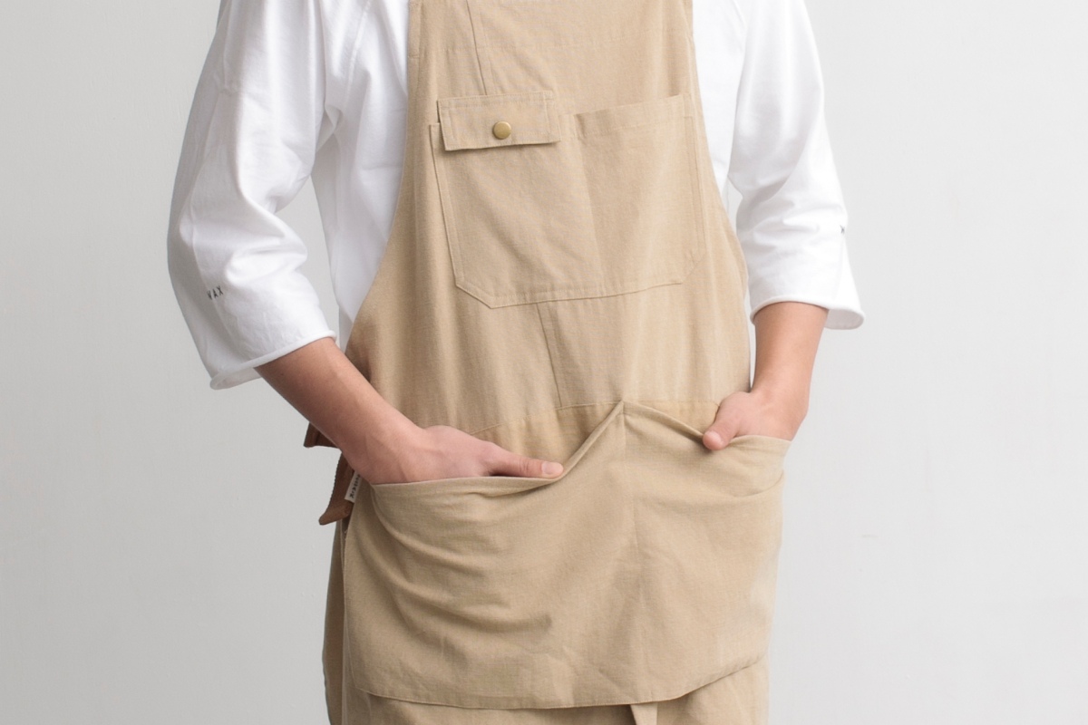 未使用　ASTRUCT エプロン ベージュ　メンズ 公式] 高コスパ×多機能首かけエプロン BSS100