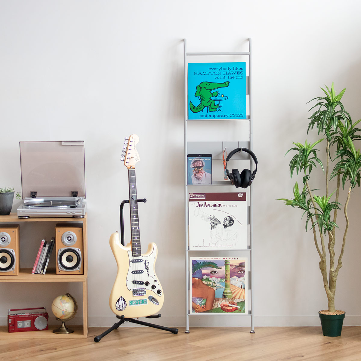 収納ラック レコードラック スリム （ ラック レコード 収納