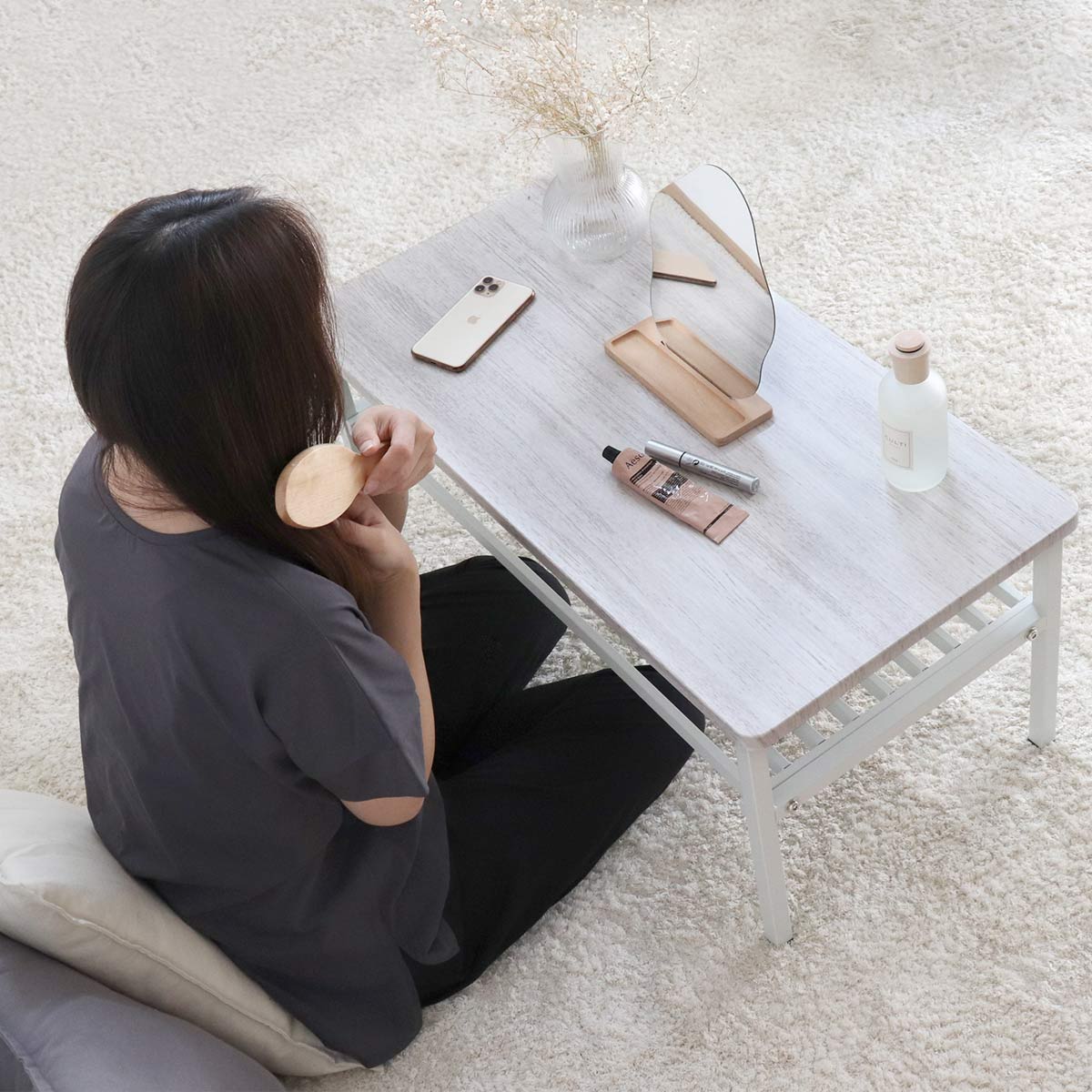 【展示品☆未使用】リビングセンターテーブル　長方形 リビングテーブル 幅800×奥行400×高さ370mm センターテーブル 長方形