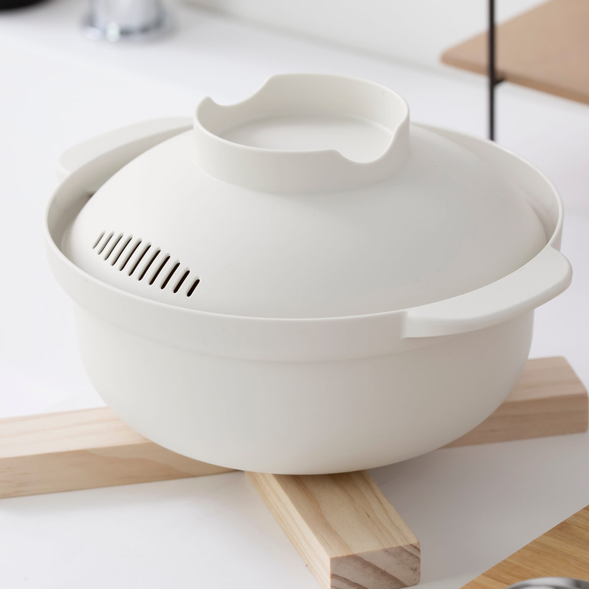 ＆NE ＆NE nikii レンジポット Recopo 電子レンジ鍋 （ レンジ 調理