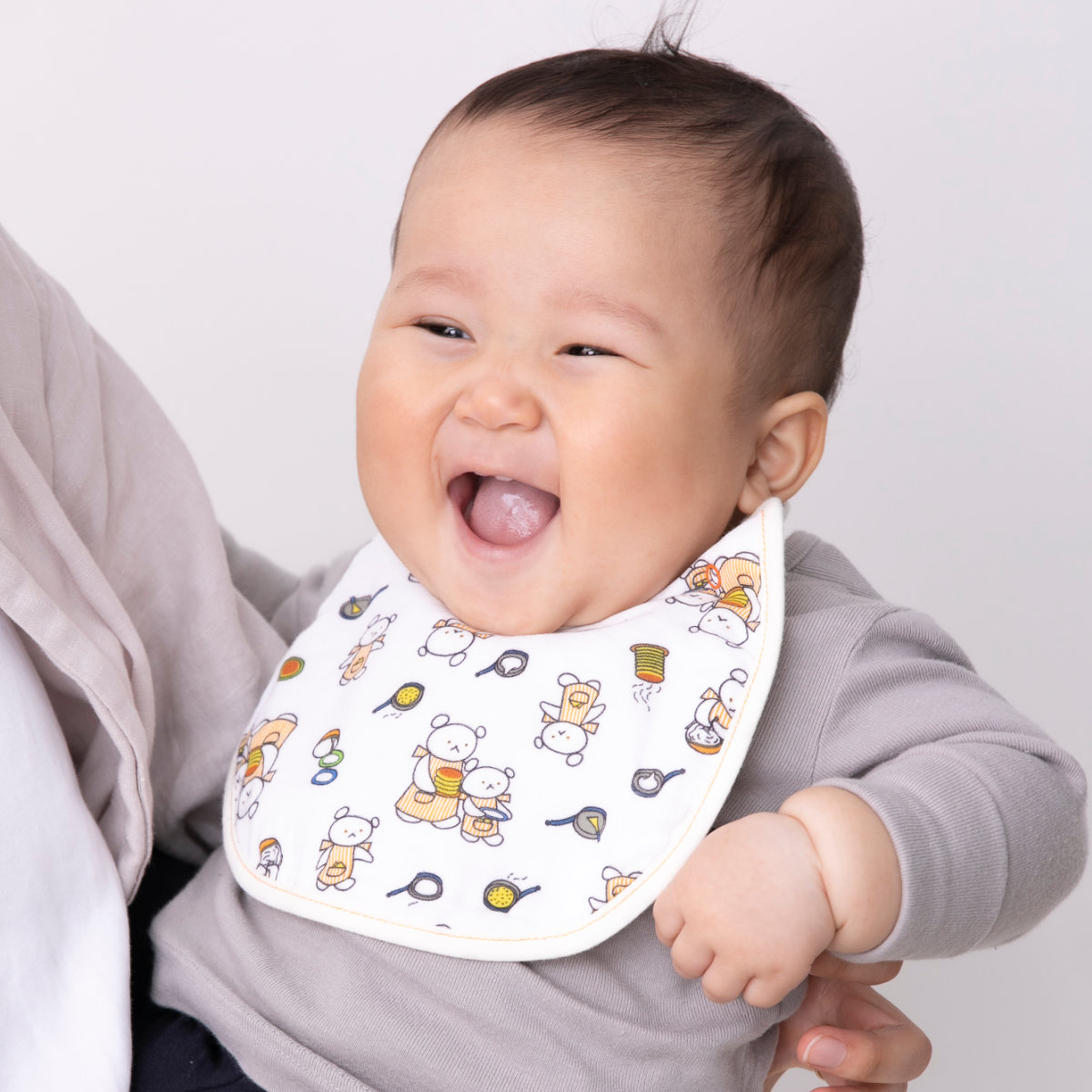 スタイ こぐまちゃん 綿100% 日本製 （ よだれかけ ベビースタイ