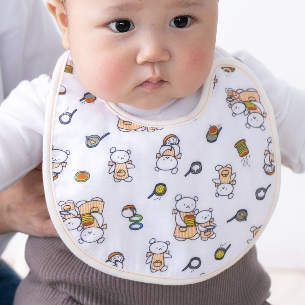 スタイ こぐまちゃん 綿100% 日本製 （ よだれかけ ベビースタイ