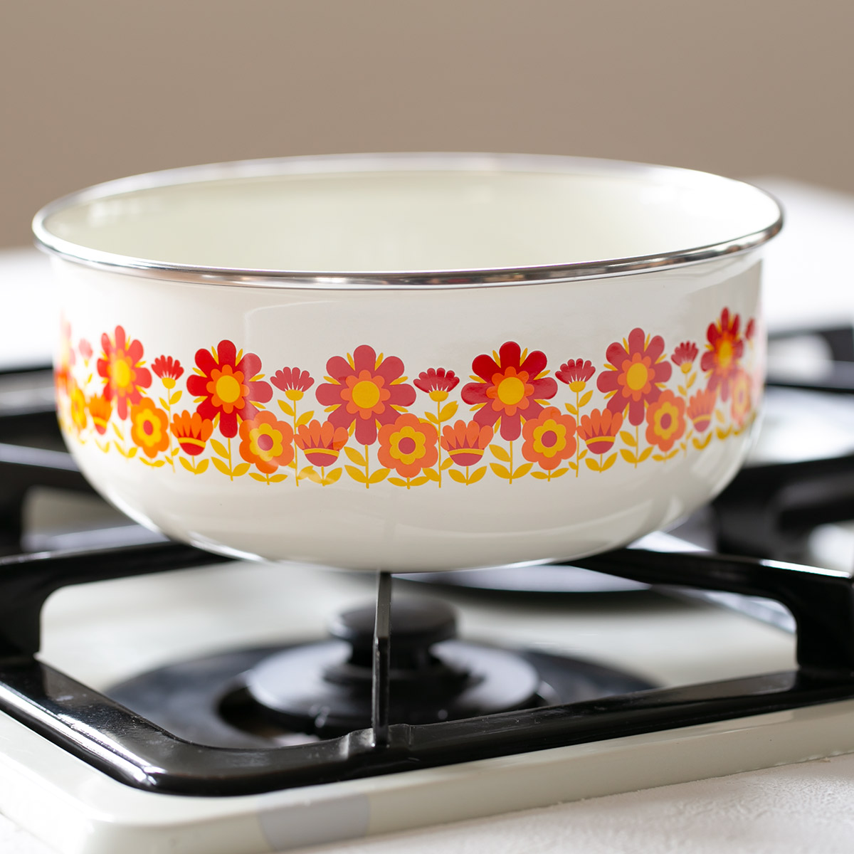 富士ホーロー 保存容器 800ml メモリーズ 14cm 丸型容器 サンフラワー