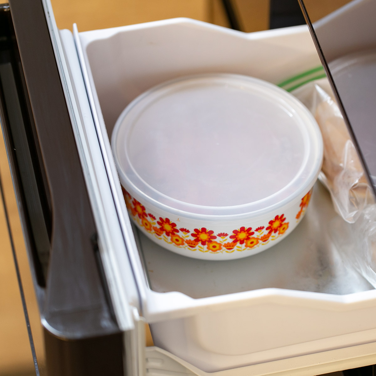 富士ホーロー 保存容器 800ml メモリーズ 14cm 丸型容器 サンフラワー