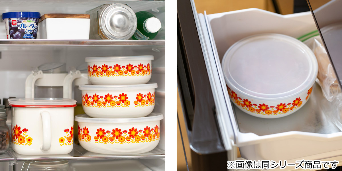 富士ホーロー 保存容器 1.5L メモリーズ 角型みそポット