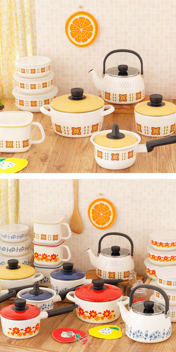 富士ホーロー 保存容器 1.5L メモリーズ 角型みそポット ゴールド