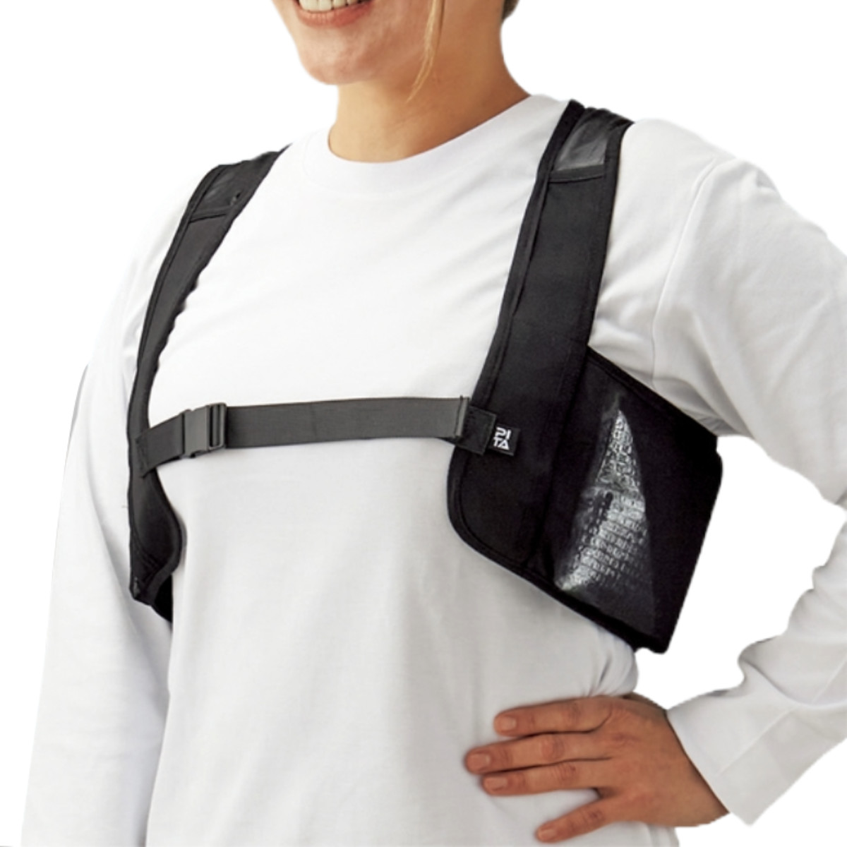 日本緑十字社 ピタッと冷却ベスト 予備保冷剤付 フリーサイズ （ 冷却