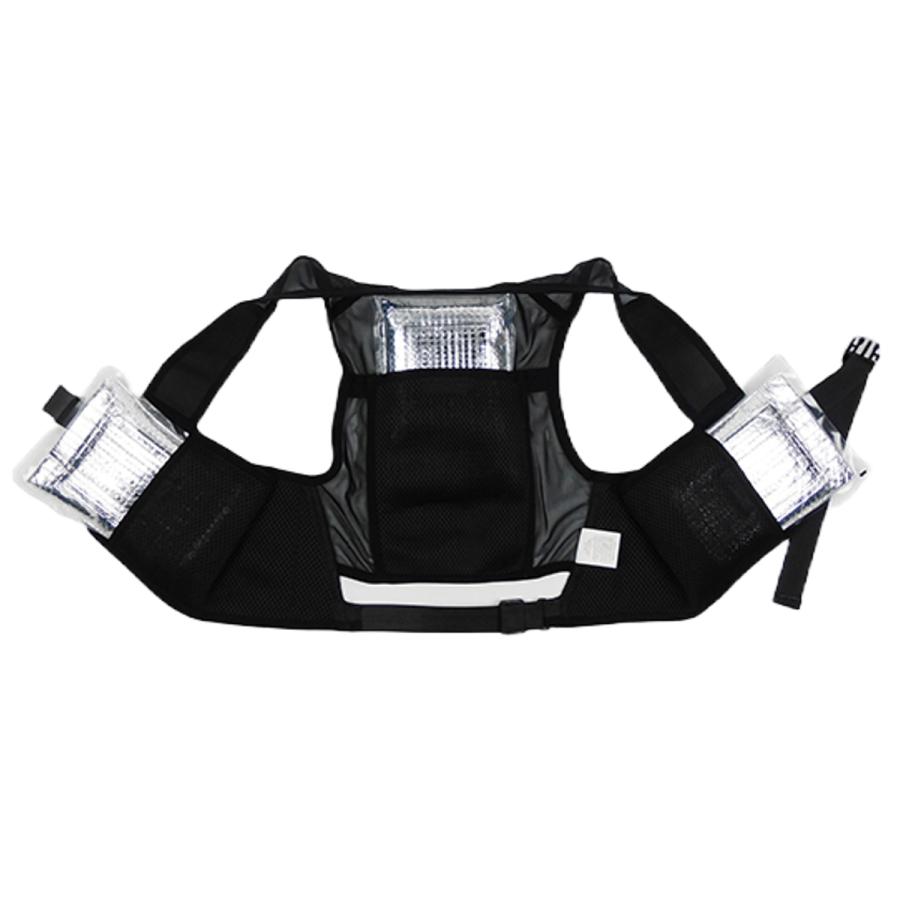 日本緑十字社 ピタッと冷却ベスト 予備保冷剤付 フリーサイズ （ 冷却