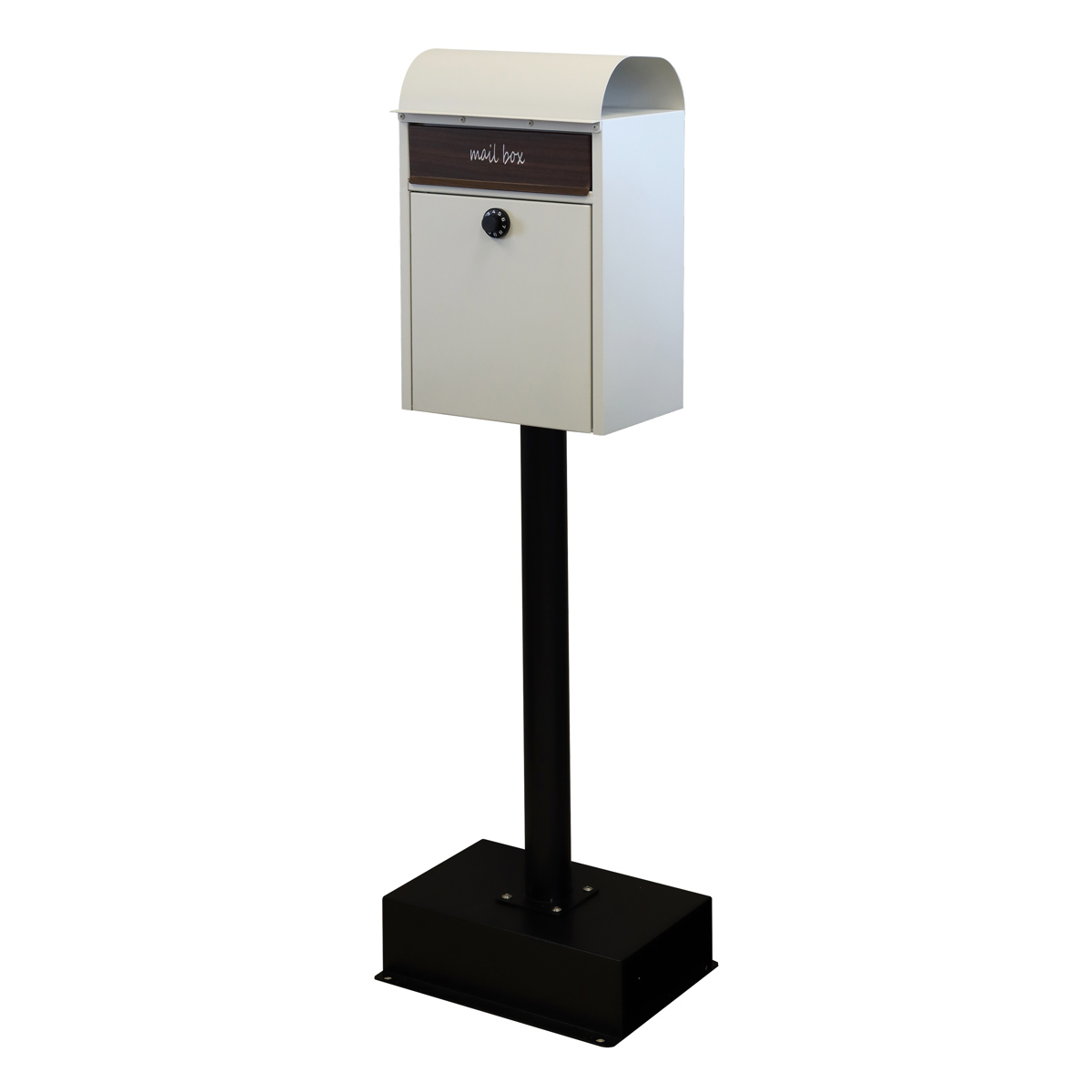 ポスト　置き型　スタンドポスト　（　郵便ポスト　郵便受け　）　Gilda　ダイヤル式　自立式　メール便ポスト　スタンド型　メールボックス