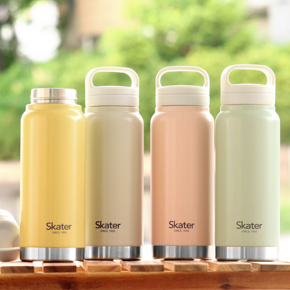 スケーター 水筒 500ml ステンレス スクリューハンドルマグボトル