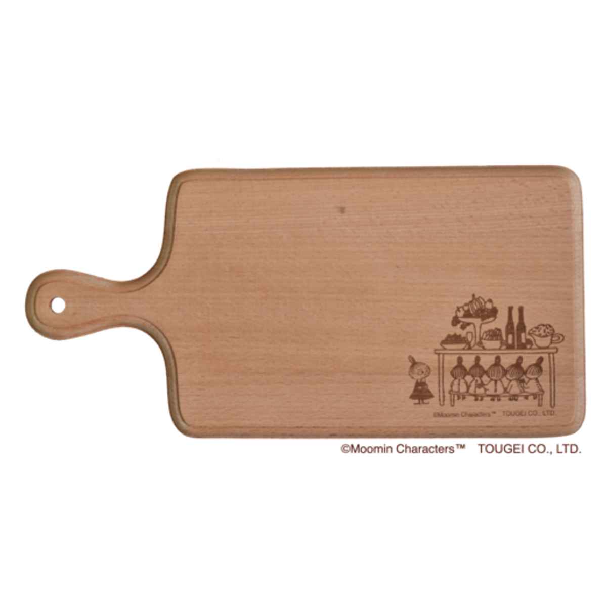 カッティングボード プレート 35cm ムーミン 木製 ビーチ