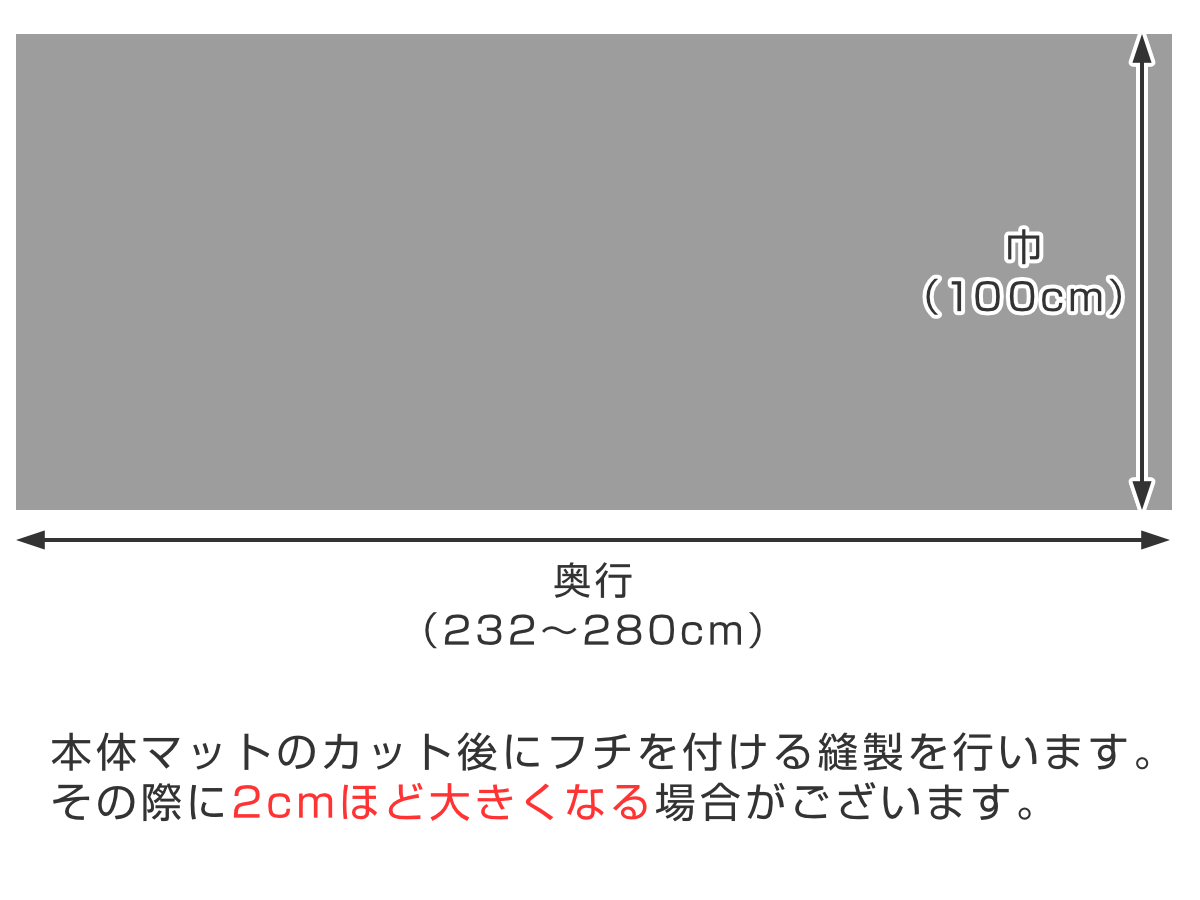 キッチンマット 2cm単位 オーダー 100×...の詳細画像3