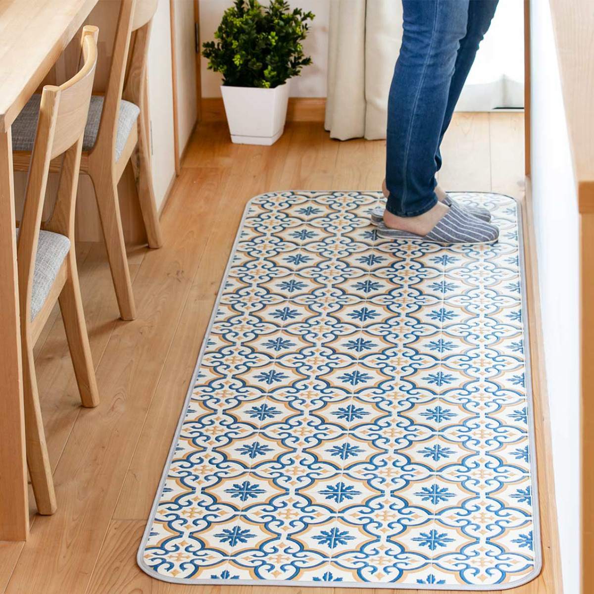 シンコール キッチンマット 2cm単位 オーダー 80×90〜130cm Eタイプ