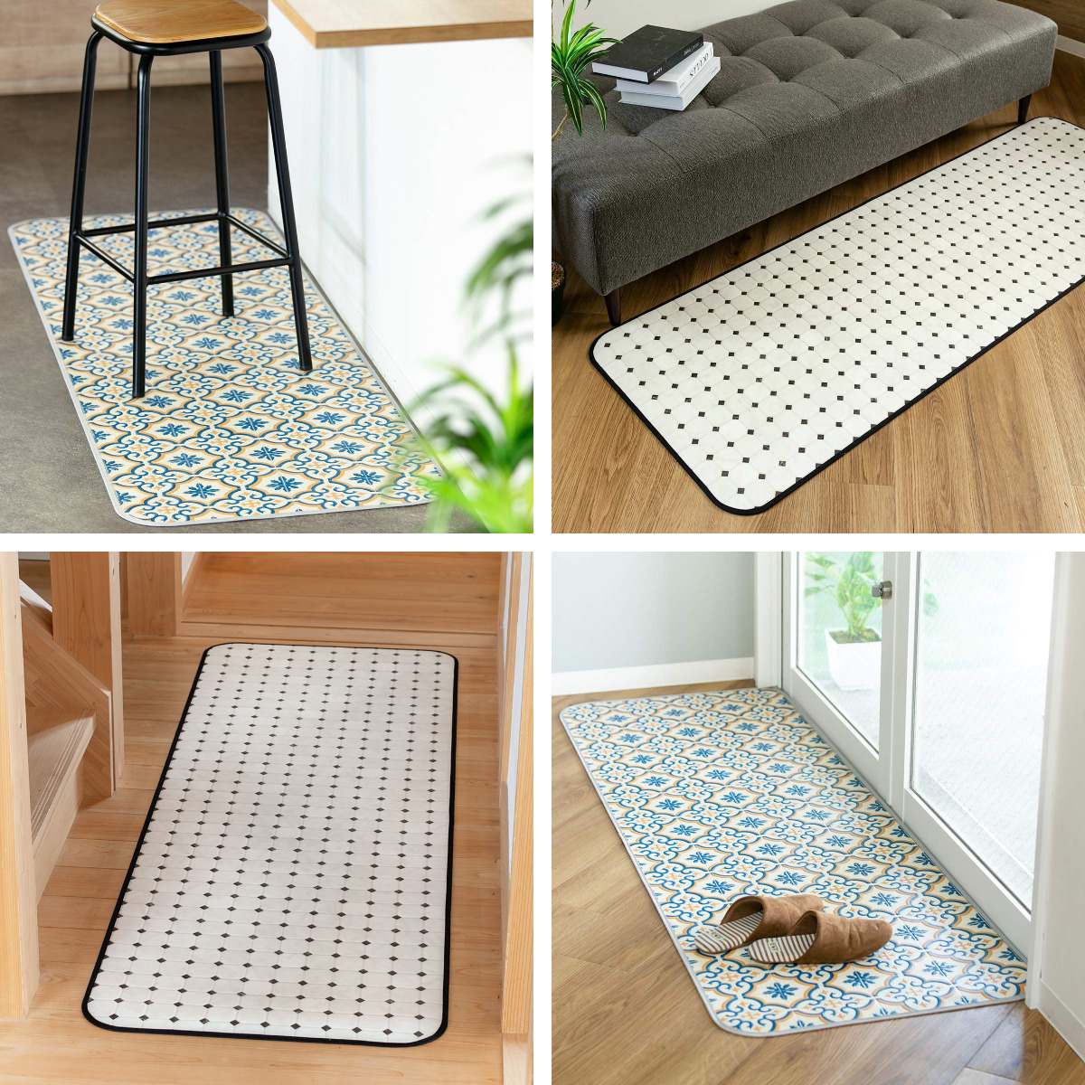 シンコール キッチンマット 2cm単位 オーダー 80×90〜130cm Eタイプ