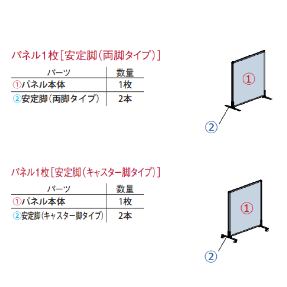 弘益 （法人限定） パーテーション 抗ウイルスパーティション 幅100cm