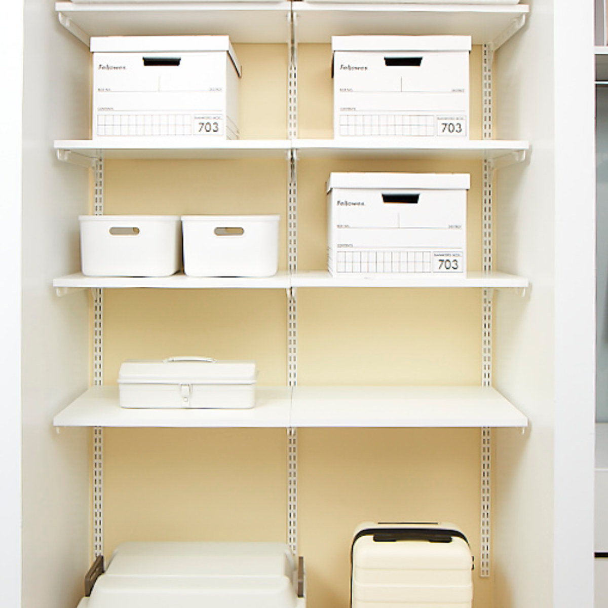 壁面収納 フィットラック 薄型引き出し1段 幅60cm （ パーツ