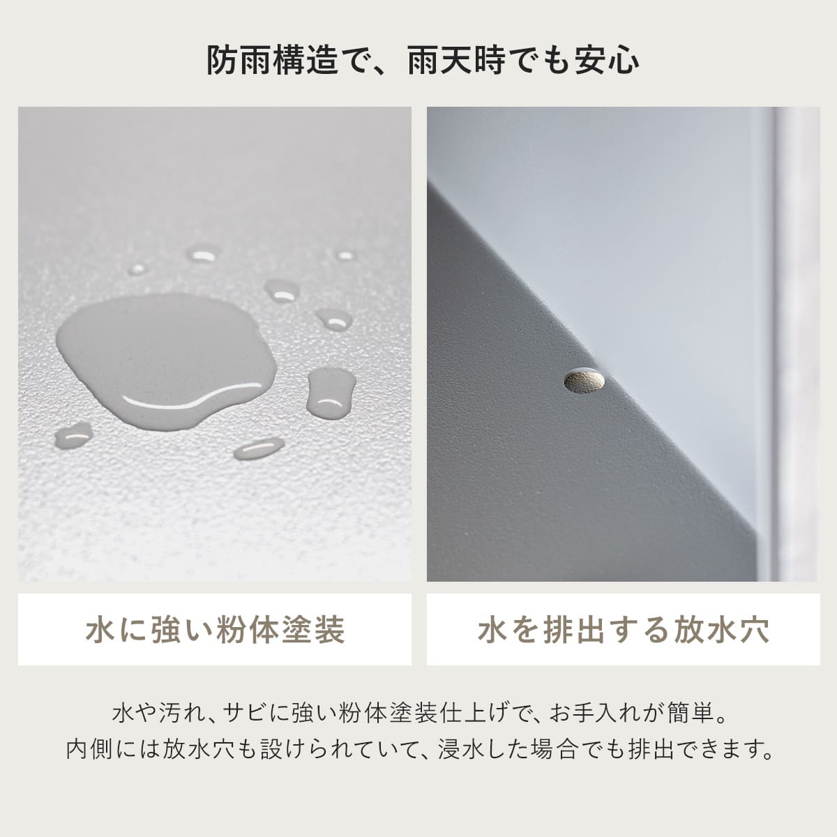 宅配ボックス 大理石調 （ 宅配 ボックス 一戸建て用 据え置き マーブル 置き配用ボックス 前開き ） | ブランド登録なし | 08