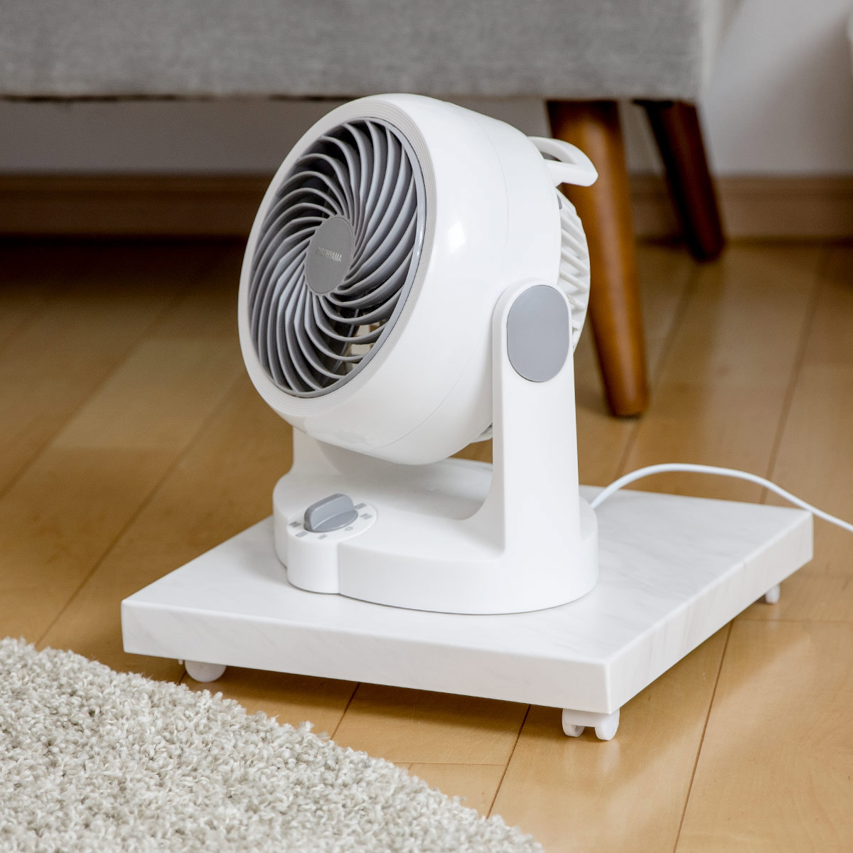 大理石ﾌﾟﾗﾝﾀ-ｽﾀﾝﾄﾞ　HG-480 プランタースタンド 大理石調 30cm （ キャスター付き プランター台 鉢