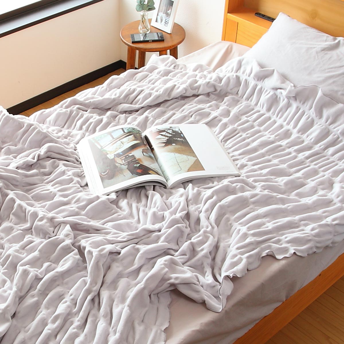 在庫処分特価） くしゅくしゅまいにちケット オールシーズン仕様