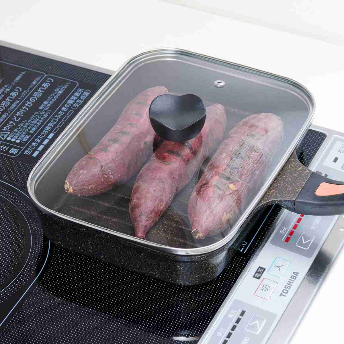 アイメディア 魚焼き フライパン IH対応 IHゴールドマーブル魚焼きパン