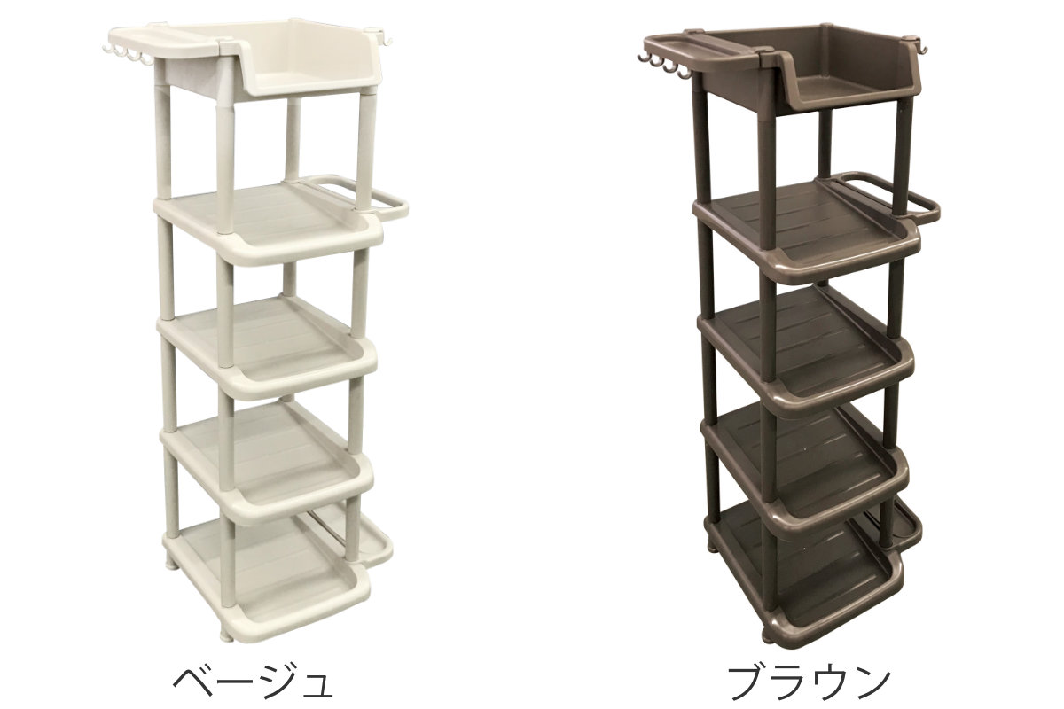 シューズラック 4段+トレー ( シューズスタ...の詳細画像3