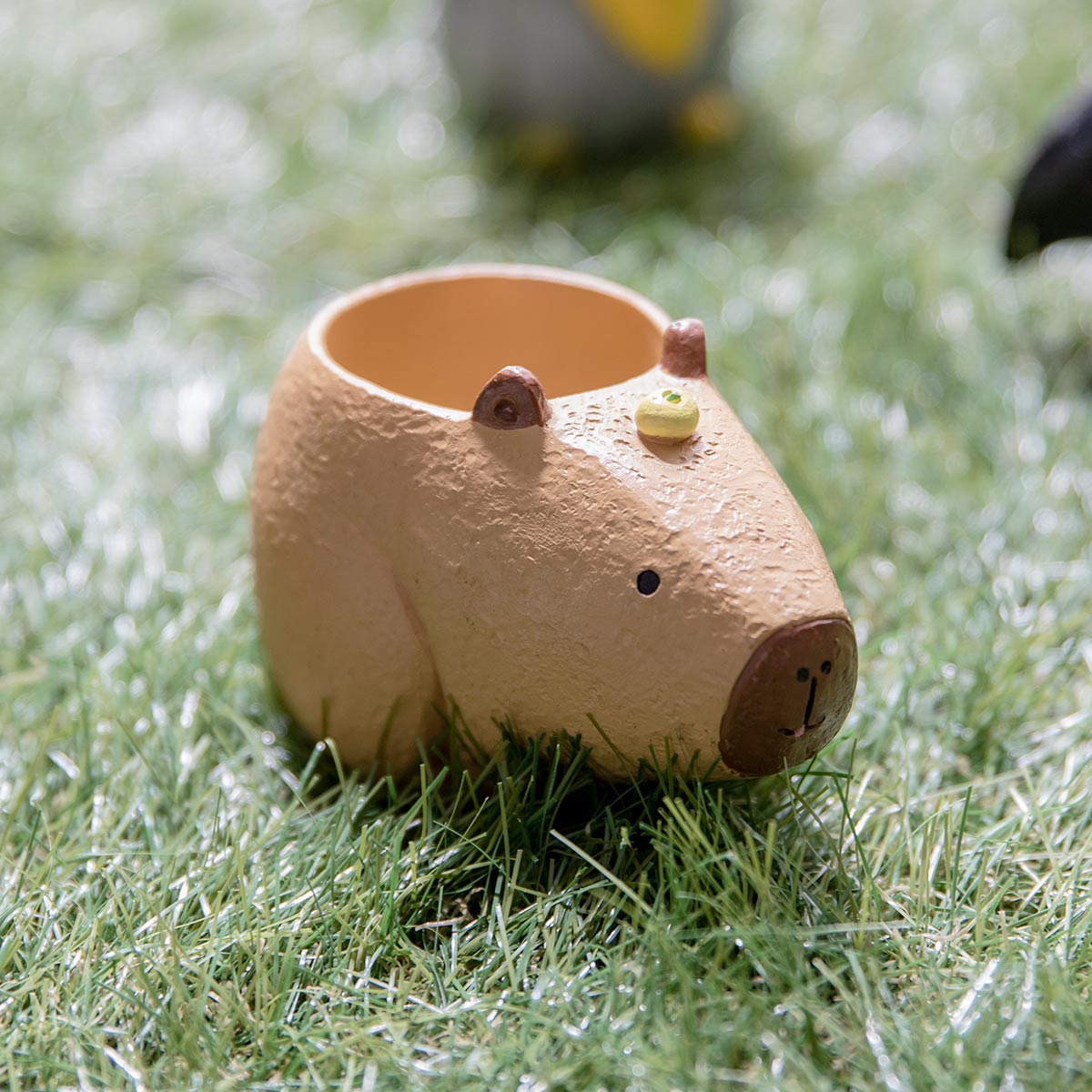 プランター 珍獣シリーズ カピバラ （ 植木鉢 プラントポット 植物用