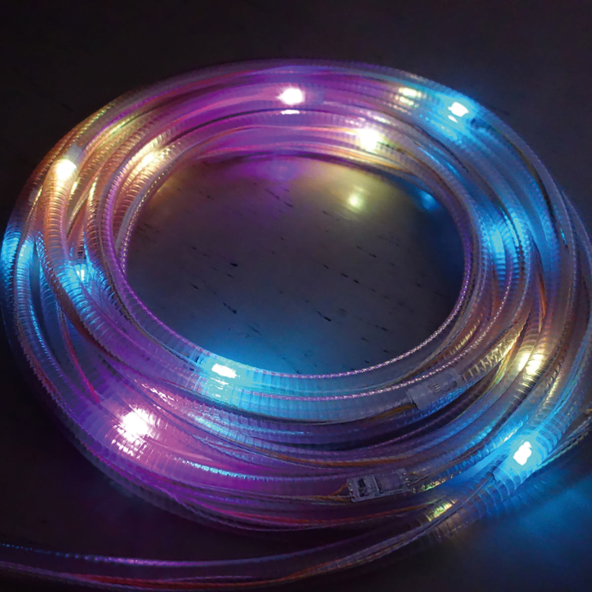 日本緑十字社 カラフルチューブ LED色切替可 2本1組 直径2.2cm×10m