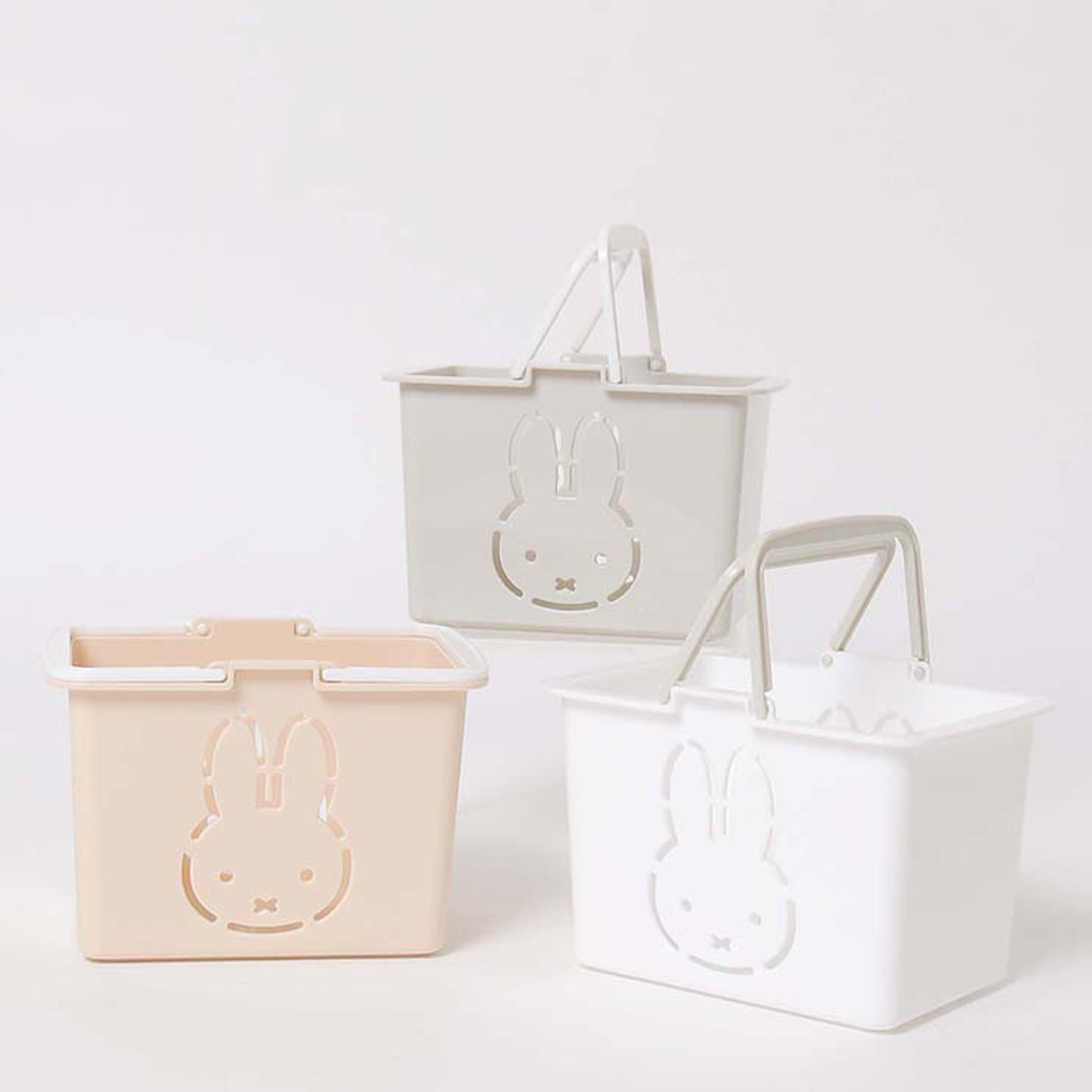 ミッフィーミニカラーバスケット （ ミッフィー miffy 収納 バスケット