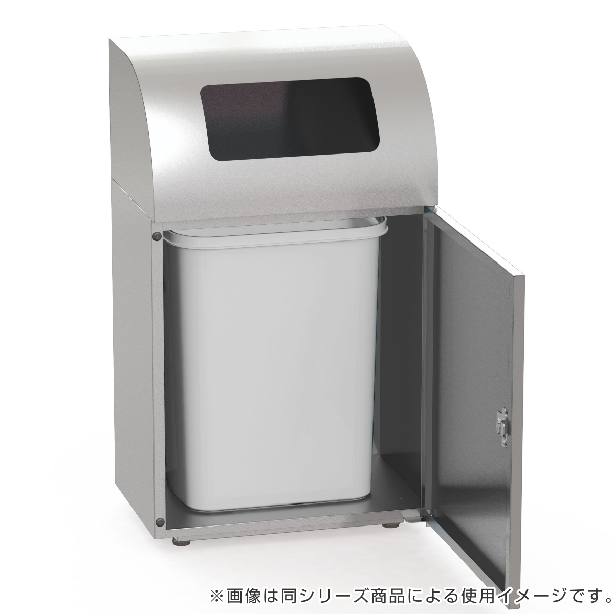 屋内用ゴミ箱 業務用ダストボックス 36L 幅50cm 一般ゴミ用タイプ リサイクルトラッシュ （ 法人限定 ゴミ箱 ダストボックス 屋内 36リットル ）_7