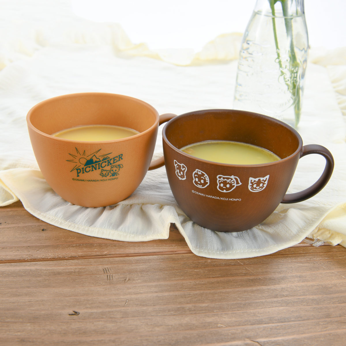 ヤクセル（YAXELL） スープカップ 450ml OSAMU GOODS 木目調
