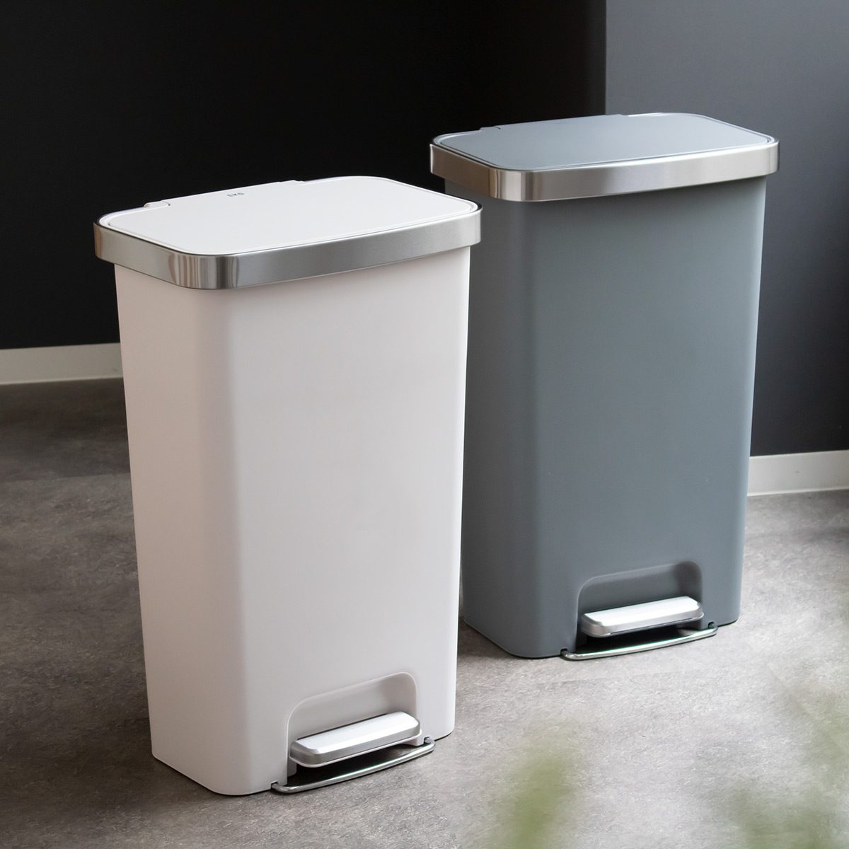 EKO（イーケーオー） ゴミ箱 45L ハナステップビン （ ごみ箱 45