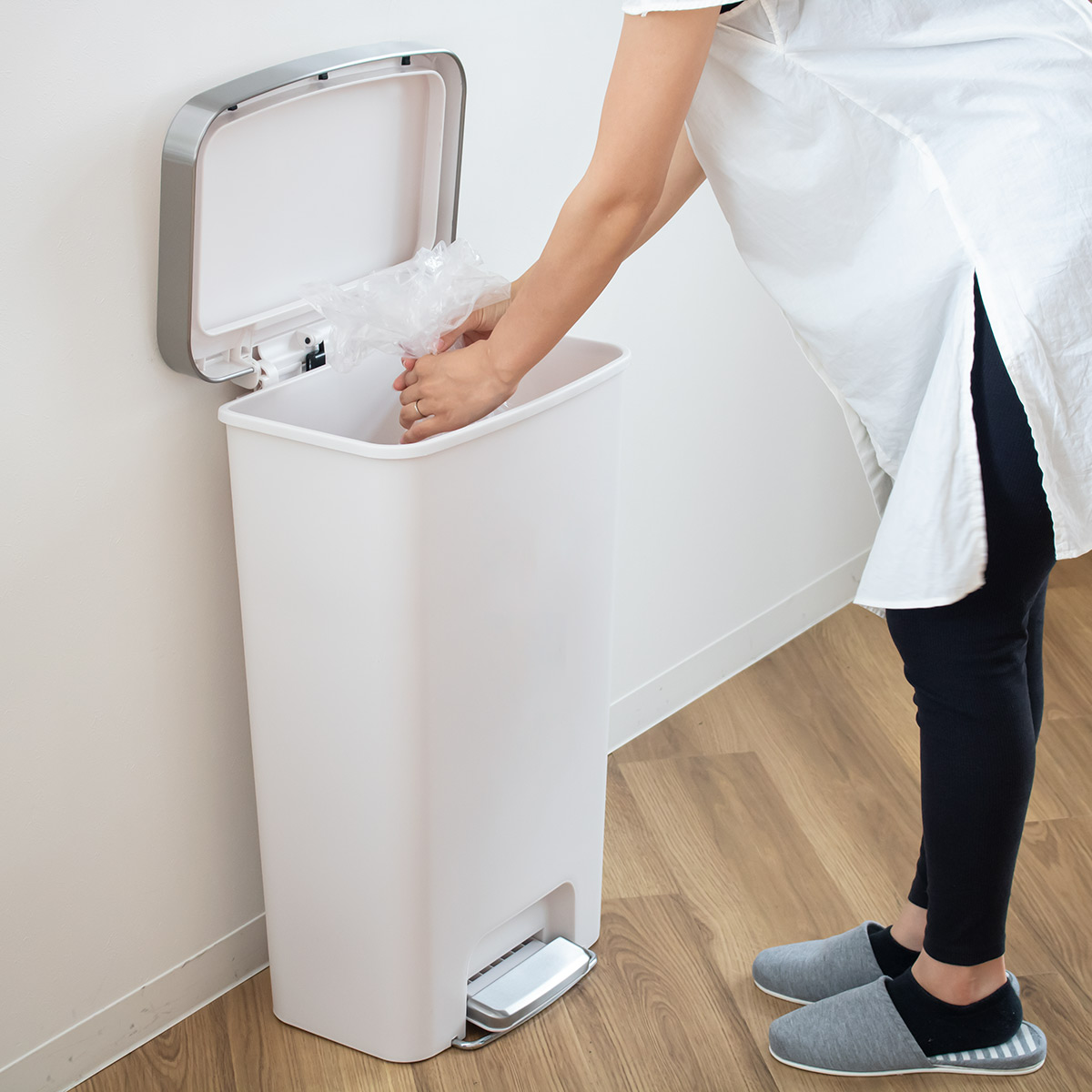 EKO（イーケーオー） ゴミ箱 45L ハナステップビン （ ごみ箱 45