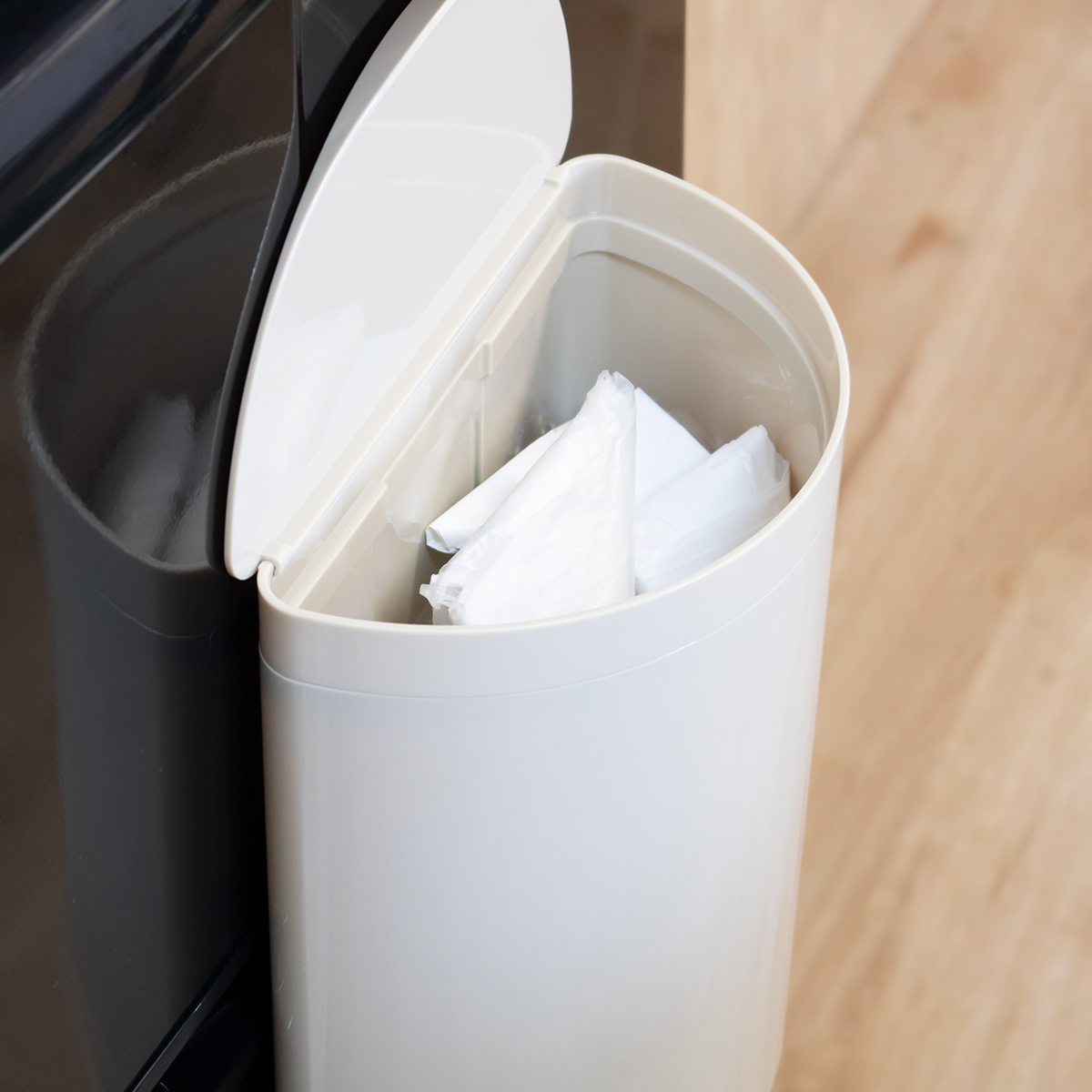 ゴミ箱4L Amazon | RAMASU(ラマス) センサー式自動開閉ゴミ箱4L スマート