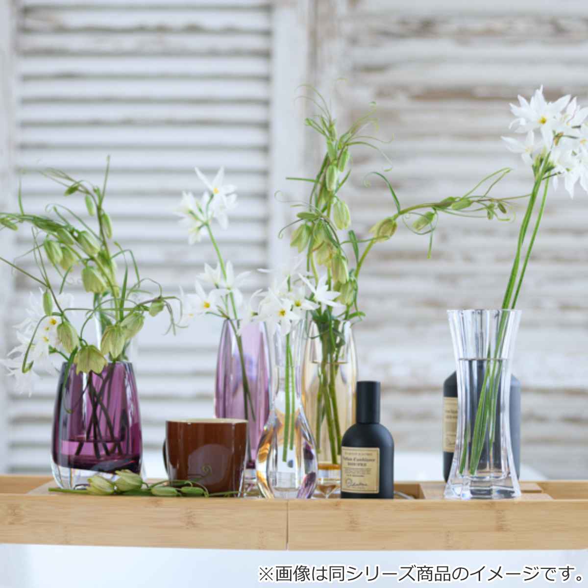 花瓶 割れないガラス PVスリムベース （ 花びん 花器 シリンダー 