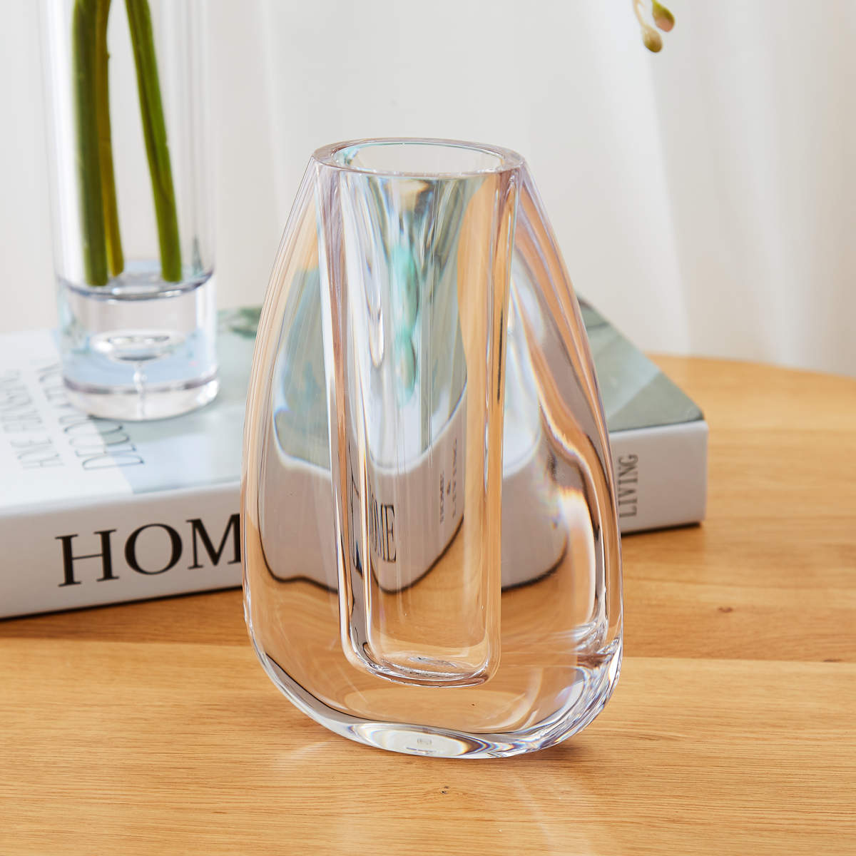 Vitron 24%鉛クリスタル花瓶　12/16まで❣️ 並行輸入品】ミカサ バロン クリスタル 花瓶 クリア Mikasa Baron