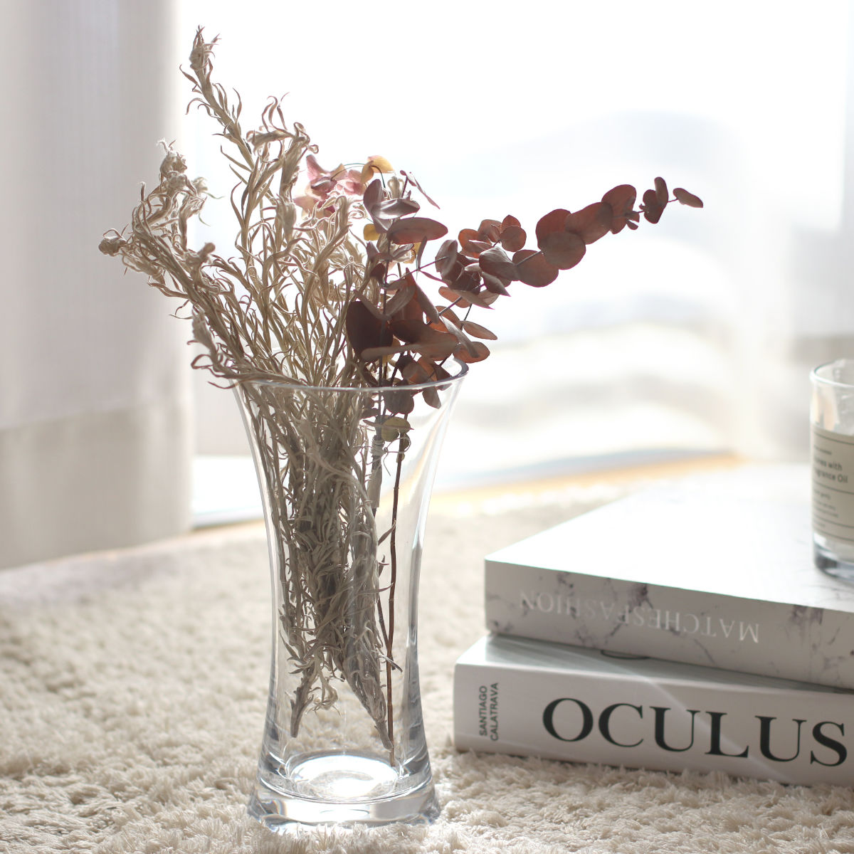 花瓶 割れないガラス PVフラワベース 高さ19.5cm （ 花びん 花器