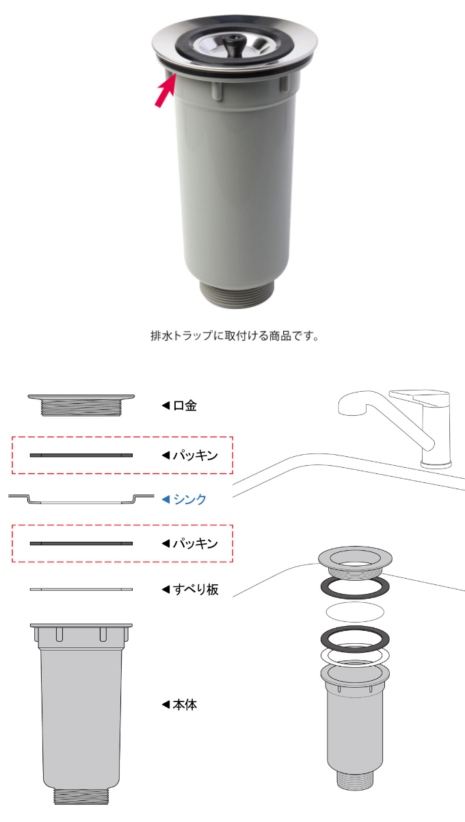 排水口トラップ 小型排水トラップ用 パッキン 80タイプ 2個セット （ 日本製 小型 排水口トラップ用 配管部品 取替 取り換え 交換 部品 パーツ  排水トラップ ） :402658:リビングート ヤフー店 - 通販 - Yahoo!ショッピング