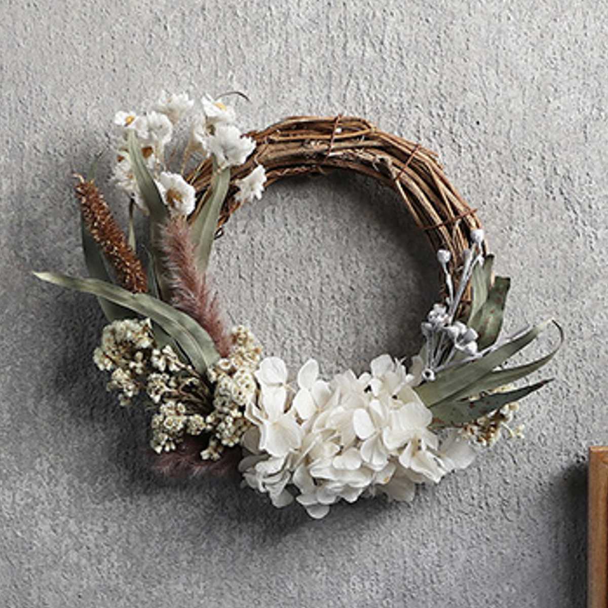 ドライフラワー ベルフルール ポルト リース （ フラワーリース 壁掛け